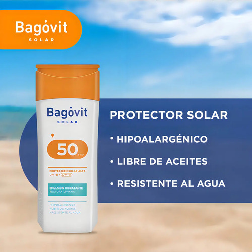 Protector Solar Bagóvit Family Care Fps 50 Para Todo Tipo De Piel - Imagen 3
