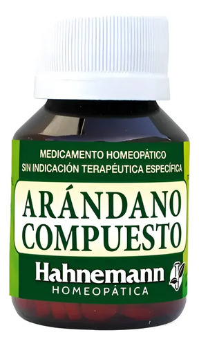 Arándano Compuesto Hahnemann Homeopático X 90 Tabletas