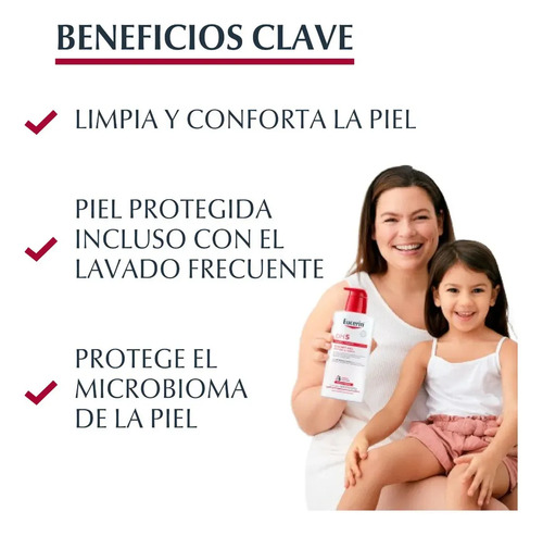 Jabon Gel Eucerin Ph5 Syndet Cuerpo Y Rostro 400ml - Imagen 6
