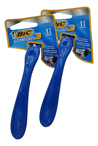 Bic Afeitadora Comfort 3 Máquina De Afeitar X2