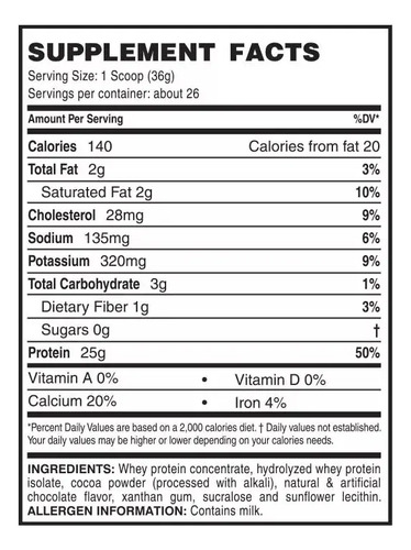 Suplemento Proteína Premium Whey Protein 2lbs Chocolate - Imagen 2