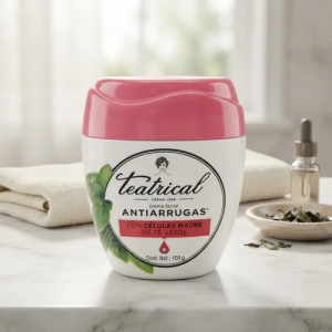 Crema Facial Teatrical Antiarrugas Células Madre Té Verde 10 Todo Tipo De Piel Día/noche